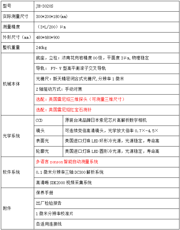 二次元影像測(cè)量儀